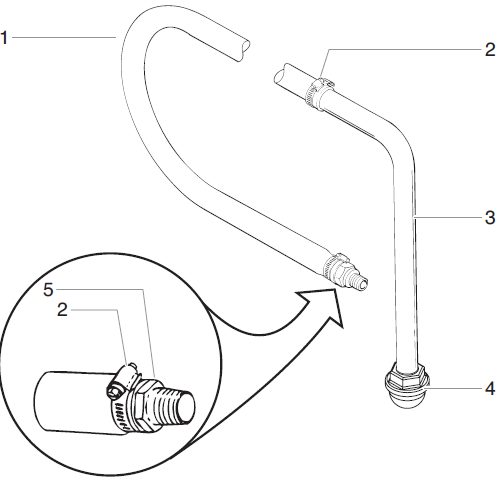 PowrLiner 8900XLT SP Siphon Hose Assembly (P/N 103-842)